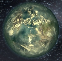 Un autre type de planètes terriennes aperçues dans le jeu vidéo Haegemonia Legions of Iron.