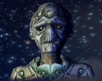 Le commandeur Solon aperçu dans la mission 4-1 du jeu vidéo Haegemonia Legions of Iron.
